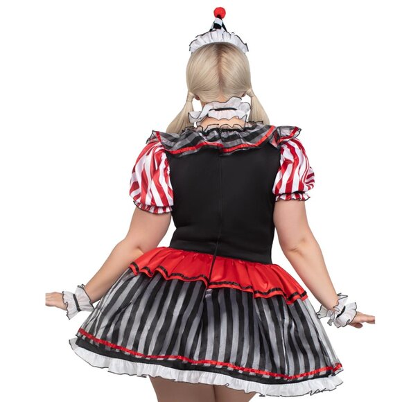 Plus Size Darling Harlequin Costume Set - Picture 2 of 2